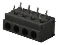 TB, WIRE TO BOARD, 4POS, 20-14AWG, GREY