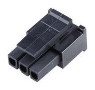 CONNECTOR HOUSING, RCPT, 3POS