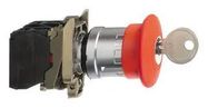 EMERGENCY STOP SWITCH, SPST-NO/NC, 120V