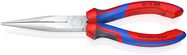 KNIPEX 26 15 200 SB Snipe Nose Side Cutting Pliers (Stork Beak Pliers) with comfort handles chrome-plated 200 mm