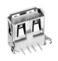 USB CONN, 2.0 TYPE A, RECEPTACLE, THT