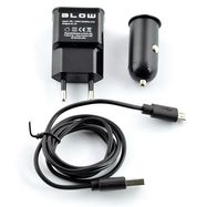 MicroUSB power supply Blow 2in1  5V 2A + car charger