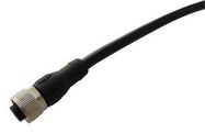 SENSOR CORD, 5P, M12 RCPT-PLUG, 3M