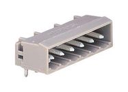 TERMINAL BLOCK, R/A, HEADER, 4POS, TH