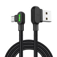 USB to Micro USB cable Mcdodo CA-5280 LED, 0.5m (Black), Mcdodo