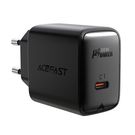 Wall Charger Acefast A1 PD20W, 1x USB-C (black), Acefast