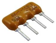 RESISTOR, BUSSED, 10K, 2%, 100V, SIP