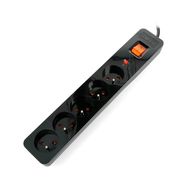 Power strip with protection Acar X5 blak - 5 sockets- 1,5 m