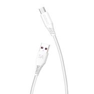 USB to USB-C Cable Dudao L2T 5A, 2m (White), Dudao