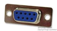 D SUB CONN, RCPT, DE, 9POS, THT