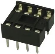 CONN, DIP SOCKET, 8POS, 2.54MM