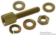 D SUB JACK SCREW, FEMALE, #4-40, 12.7MM