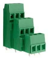WIRE TO BRD TB, TRIPLE DECK, 9POS, 14AWG