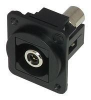 RCA KEYSTONE COUPLER, RECEPTACLE, BLK