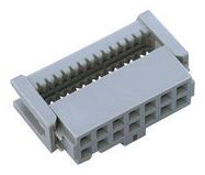 CONNECTOR, RECEPTACLE, 24POS, 2.54MM