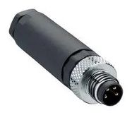 SENSOR CONNECTOR, M8, RCPT, 3POS