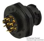 CIRCULAR CONN, PLUG, 10POS, PANEL