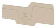END PLATE, TERMINAL BLOCK, BEIGE