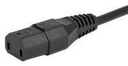 POWER CORD, IEC C17-CEE7/XVII, 2.5M, 10A