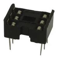 DIP SOCKET, 6POS, 2.54MM, TH
