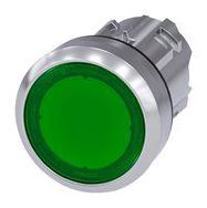 SWITCH ACTUATOR, PUSH BUTTON SW, GREEN