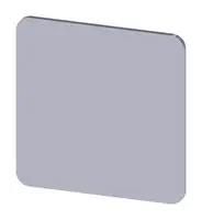 LABELING PLATE, 27MM X 27MM, SILVER