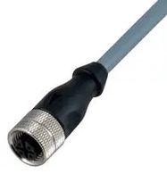 CABLE ASSY, 3POS, RCPT-FREE END, 6.6 