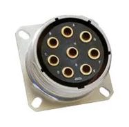 MIL SPEC CIR CONN, RCPT, 8P, 25-58/CRIMP