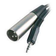 CABLE, XLR PLUG-3.5MM STEREO PLUG, 6FT