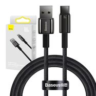 Baseus Tungsten Gold Cable USB to USB-C, 100W, 1m (black), Baseus