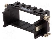 Frame for modules; female; size E16; C146,heavy|mate M AMPHENOL