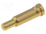 Test needle; 2.54mm; 3A; Contact plating: gold-plated 