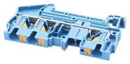 TERMINAL BLOCK, DIN RAIL, 3POS, 10AWG