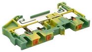 TERMINAL BLOCK, DIN RAIL, 3POS, 12AWG