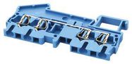 TERMINAL BLOCK, DIN RAIL, 4POS, 12AWG