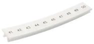 TERMINAL BLOCK MARKER, 41-50, 6.2MM