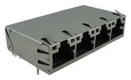 CONNECTOR, SHLD, RJ45, JACK, 4PORT, 8P8C