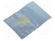 Protection bag; ESD; L: 127mm; W: 76mm; Thk: 76um EUROSTAT GROUP
