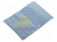 Protection bag; ESD; L: 127mm; W: 76mm; Thk: 76um EUROSTAT GROUP