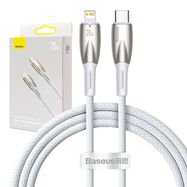 USB-C cable for Lightning Baseus Glimmer Series, 20W, 1m (White), Baseus