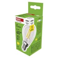 LED Bulb Filament Mini Globe / E14 / 5.9 W (60 W) / 806 lm / Neutral White, EMOS