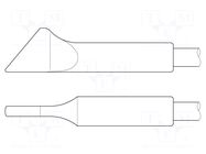 Tip; shovel; 3.5x0.7mm JBC TOOLS