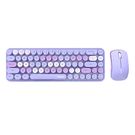 Wireless keyboard + mouse set MOFII Bean 2.4G (Purple), MOFII