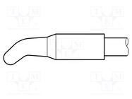Tip; bent conical; 2.9mm; longlife; for  soldering iron JBC TOOLS