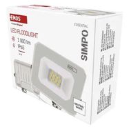 LED floodlight SIMPO 10 W, white, neutral white, EMOS