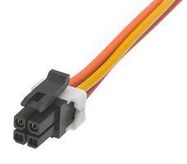 CABLE ASSY, 4POS, RCPT-RCPT, 3.3'
