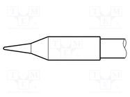 Tip; conical,elongated; 0.6mm; longlife JBC TOOLS