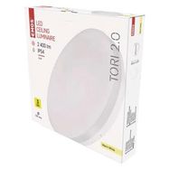 LED Ceiling lamp TORI, round 24W warm white IP54, EMOS