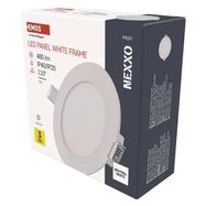 LED recessed luminaire NEXXO, round, white, 7W, neutral white, EMOS