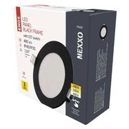 LED recessed luminaire NEXXO, round, black, 7W, with change CCT, EMOS